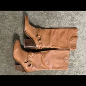Ladies Lucky Brand leather boots size 8